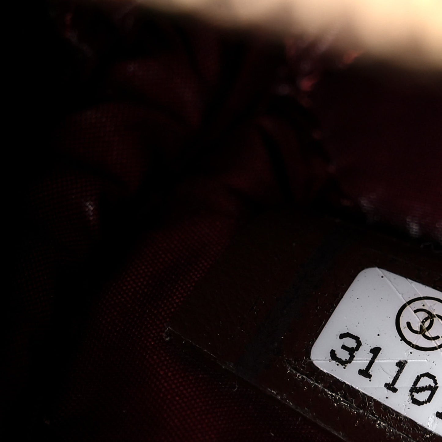 Caviar Quilted Small Curvy Pouch Cosmetic Case Black