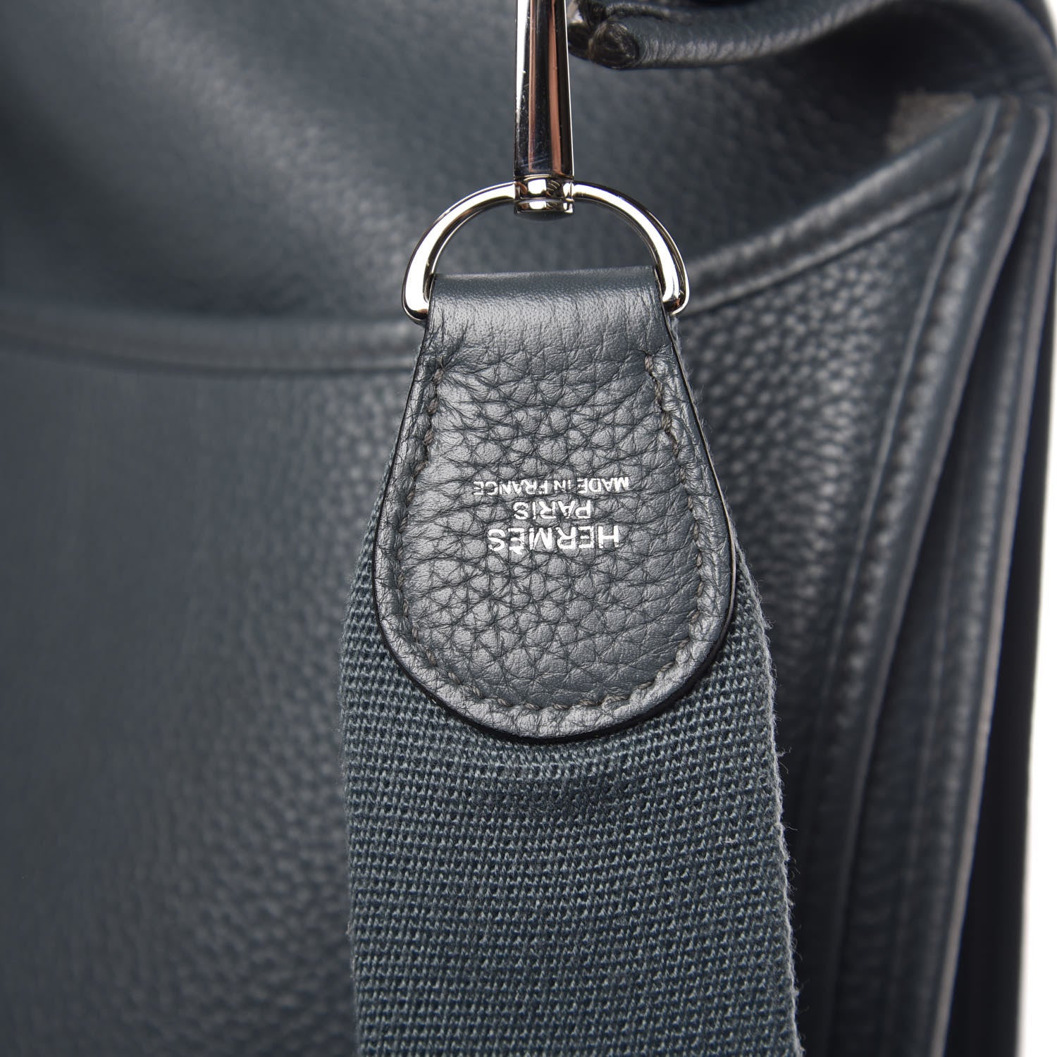 Hermes Taurillon Clemence Evelyne III TGM Bleu Orage 8 of 10
