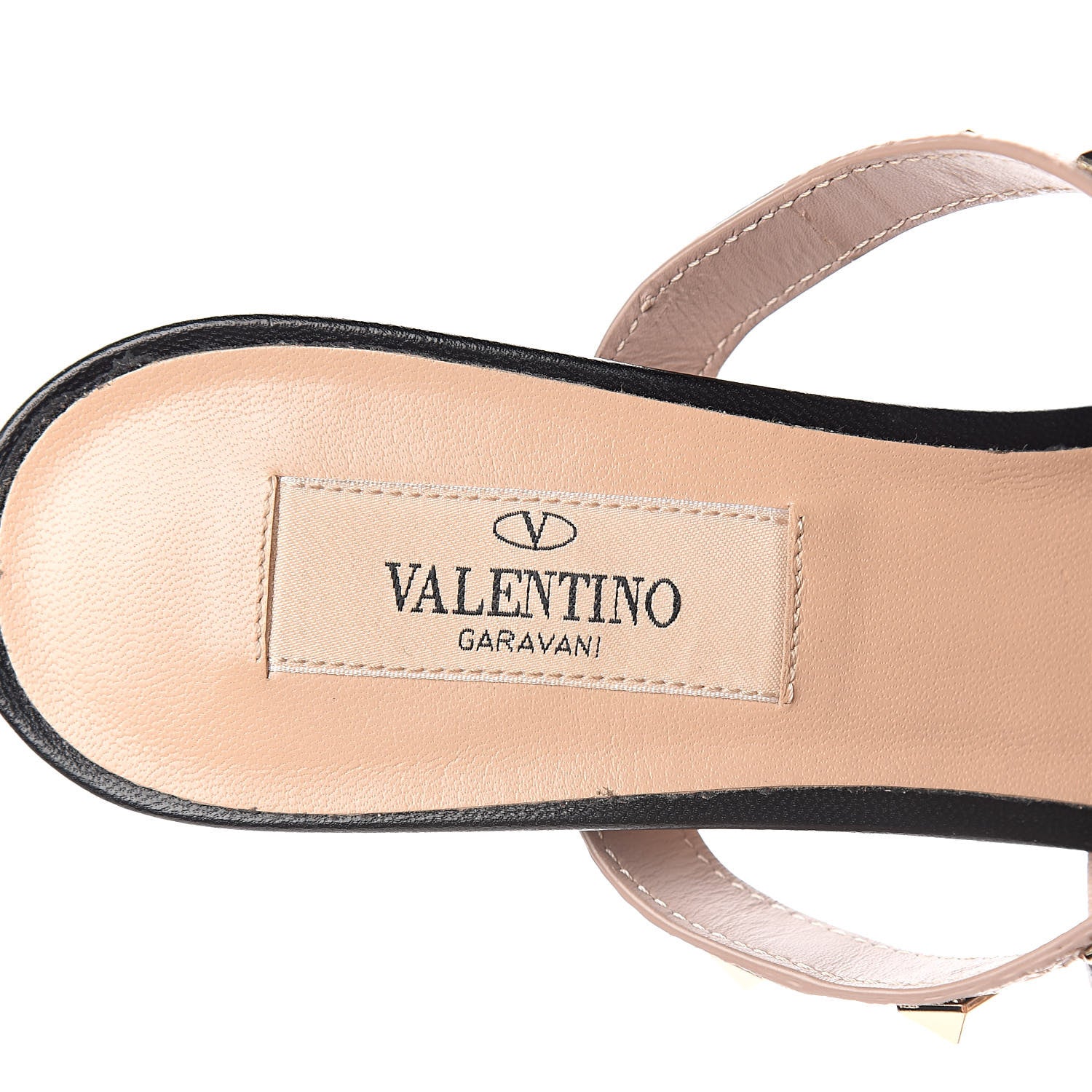 Valentino Garavani Nappa Rockstud Criss Cross 55mm Mules 37 Black Poudre 9 of 10
