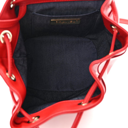 Chanel Lambskin CC Mania Backpack Red 5 of 9