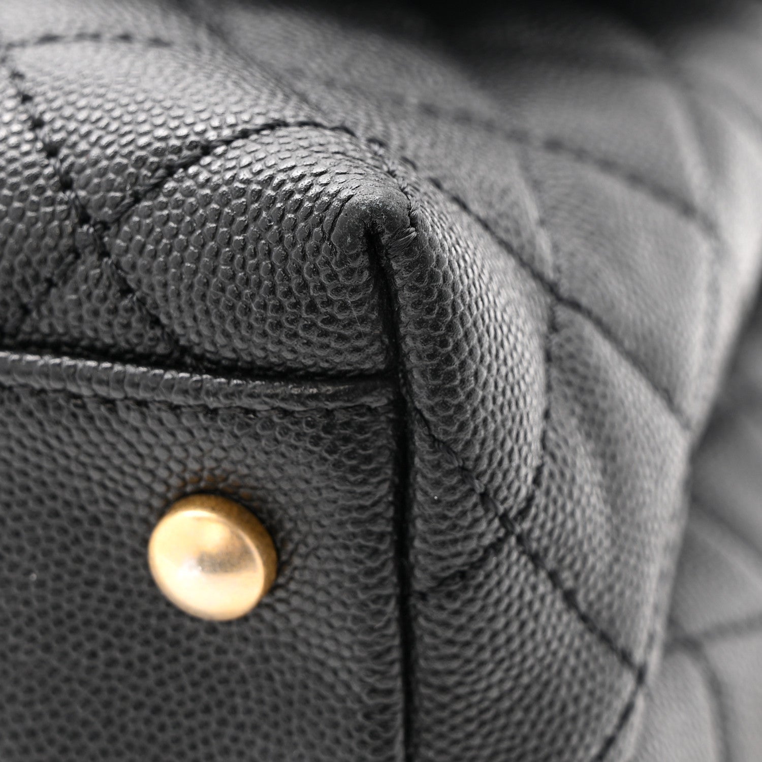 Chanel Caviar Quilted Small Coco Handle Flap Black 11 of 13