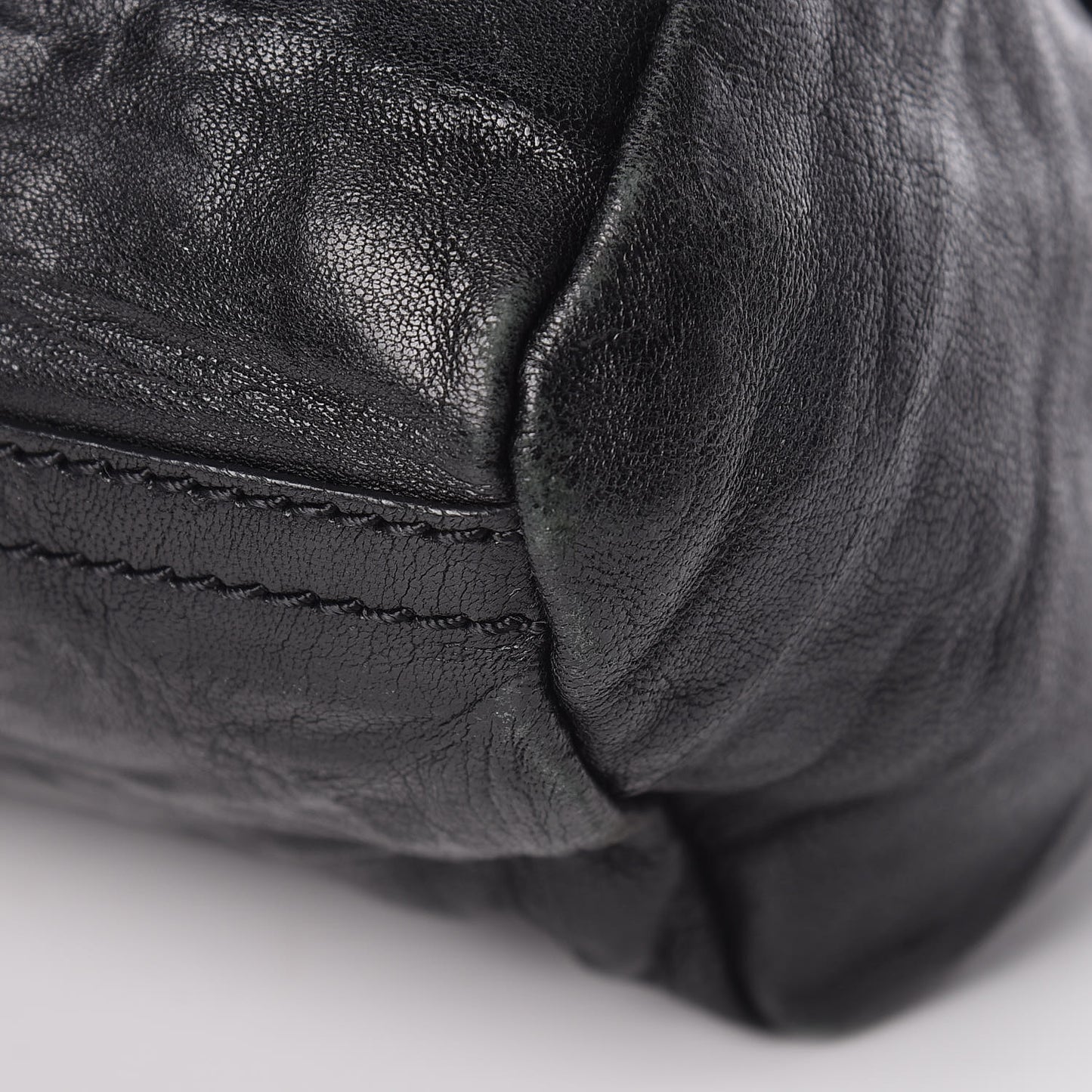 Tumbled Sheepskin Mini Pandora Black