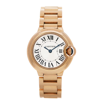 Cartier 18K Pink Gold 28mm Ballon Bleu De Cartier Quartz Watch 1 of 4