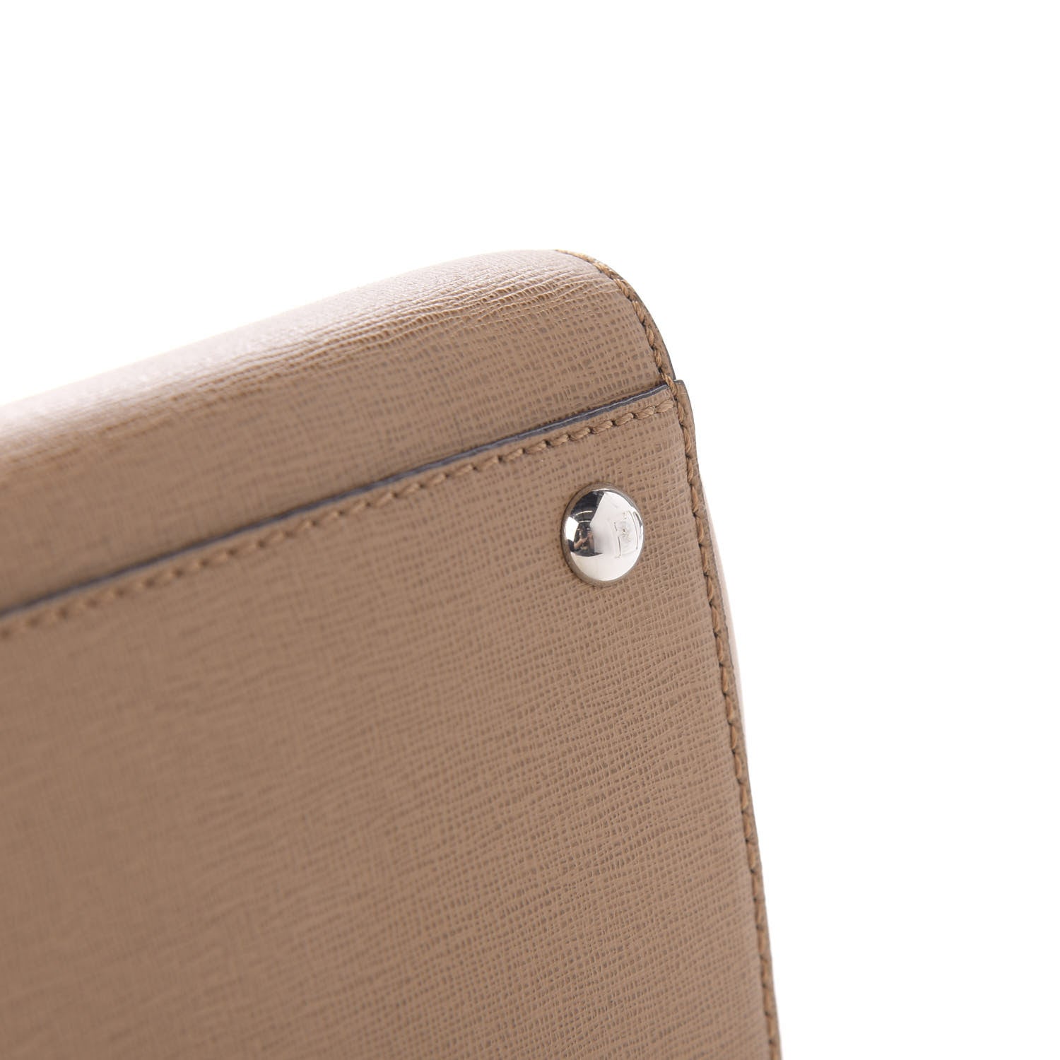 Fendi Vitello Elite Regular 2Jours Tote Orzo 9 of 11