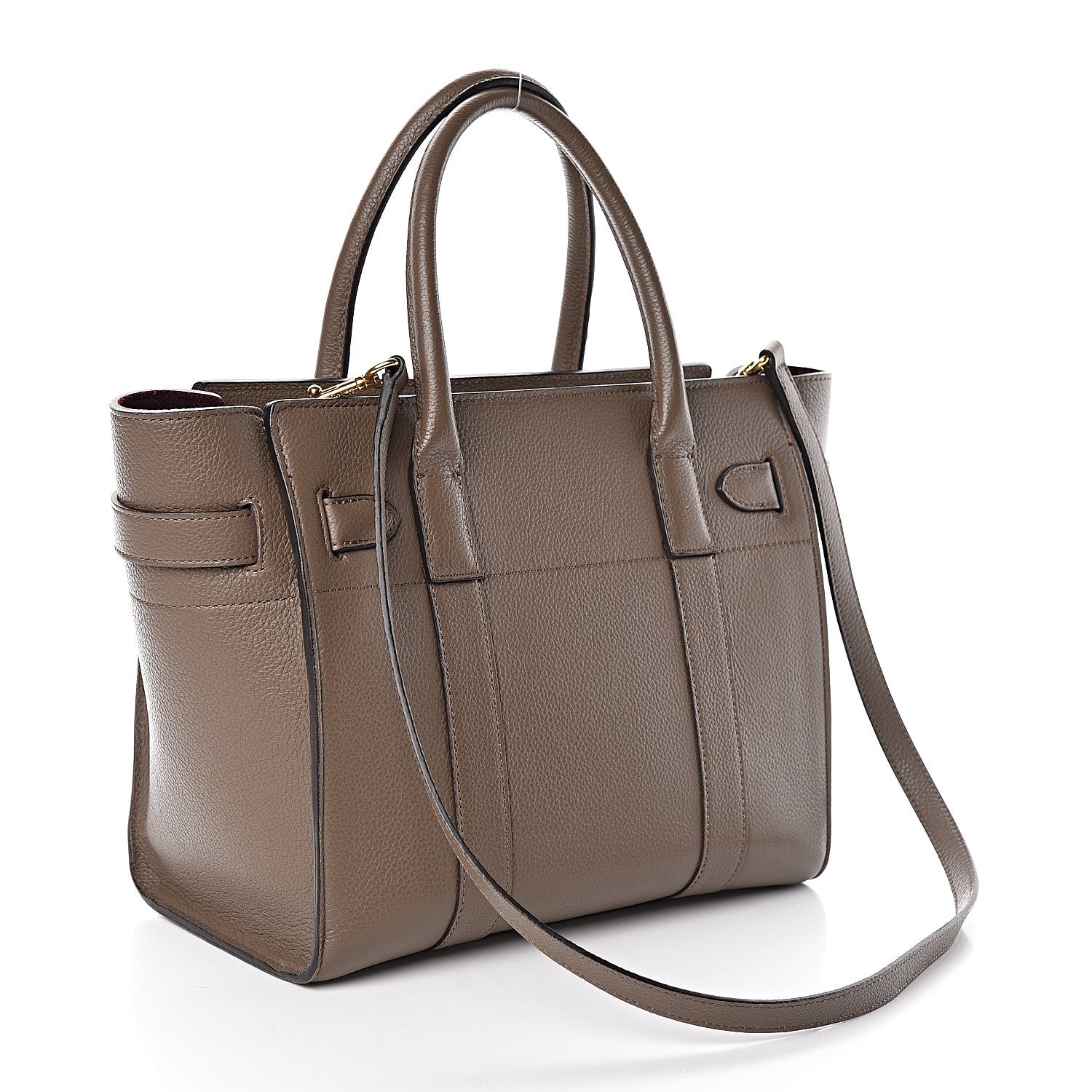 Mulberry Classic Grain Small Bayswater Zip Tote Clay 3 of 9