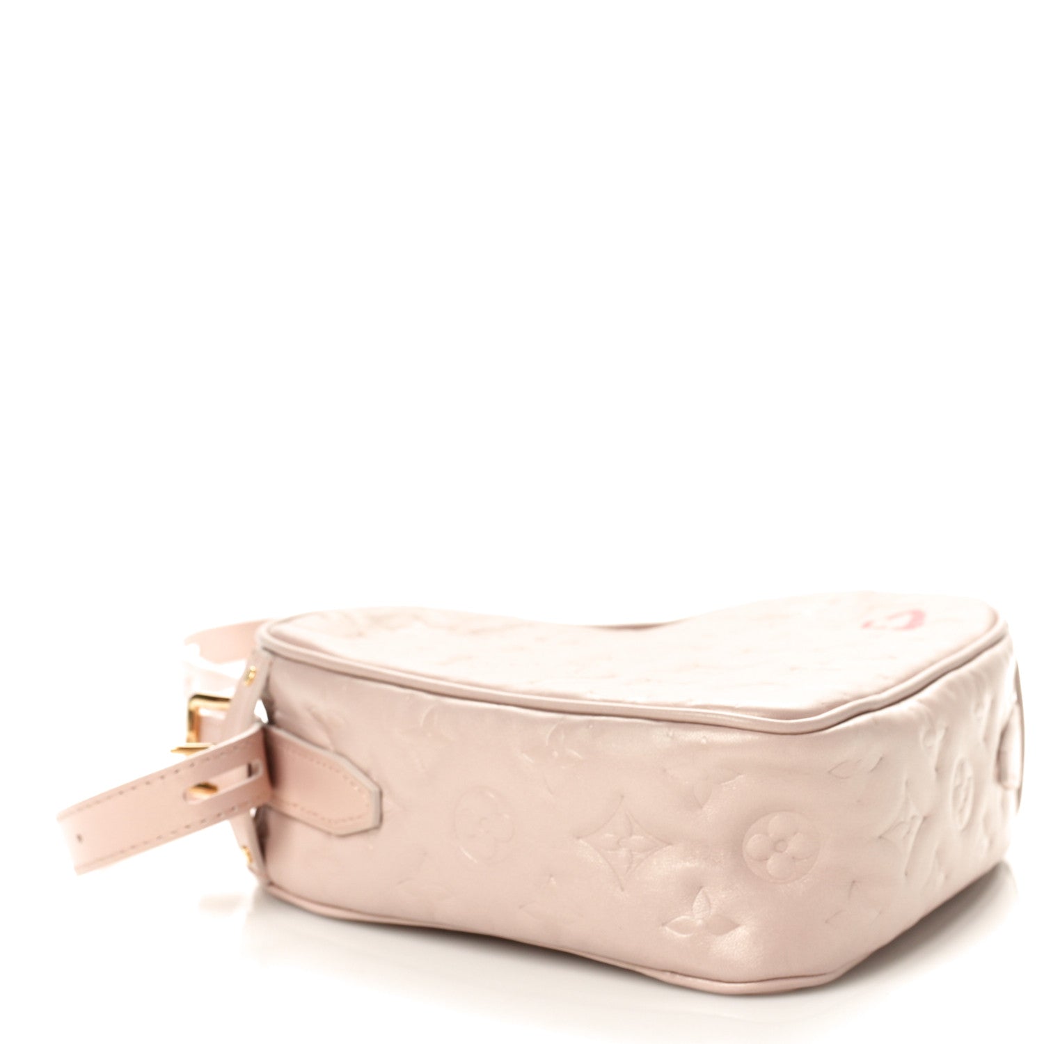 Louis Vuitton Lambskin Embossed Monogram Fall In Love Sac Coeur Light Pink 4 of 8
