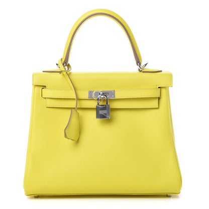 Hermes Swift Kelly Retourne 25 Lime 1 of 10