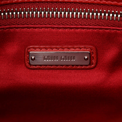 Miu Miu Nappa Matelasse Messenger Fuoco 6 of 13