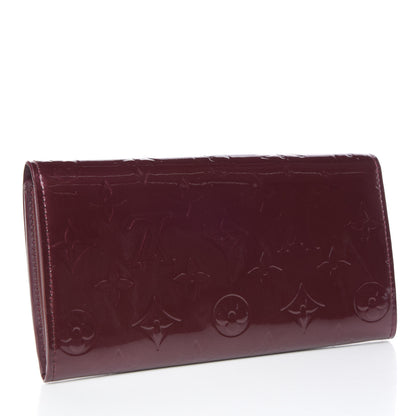 Louis Vuitton Vernis Sarah Wallet Rouge Fauviste 3 of 9