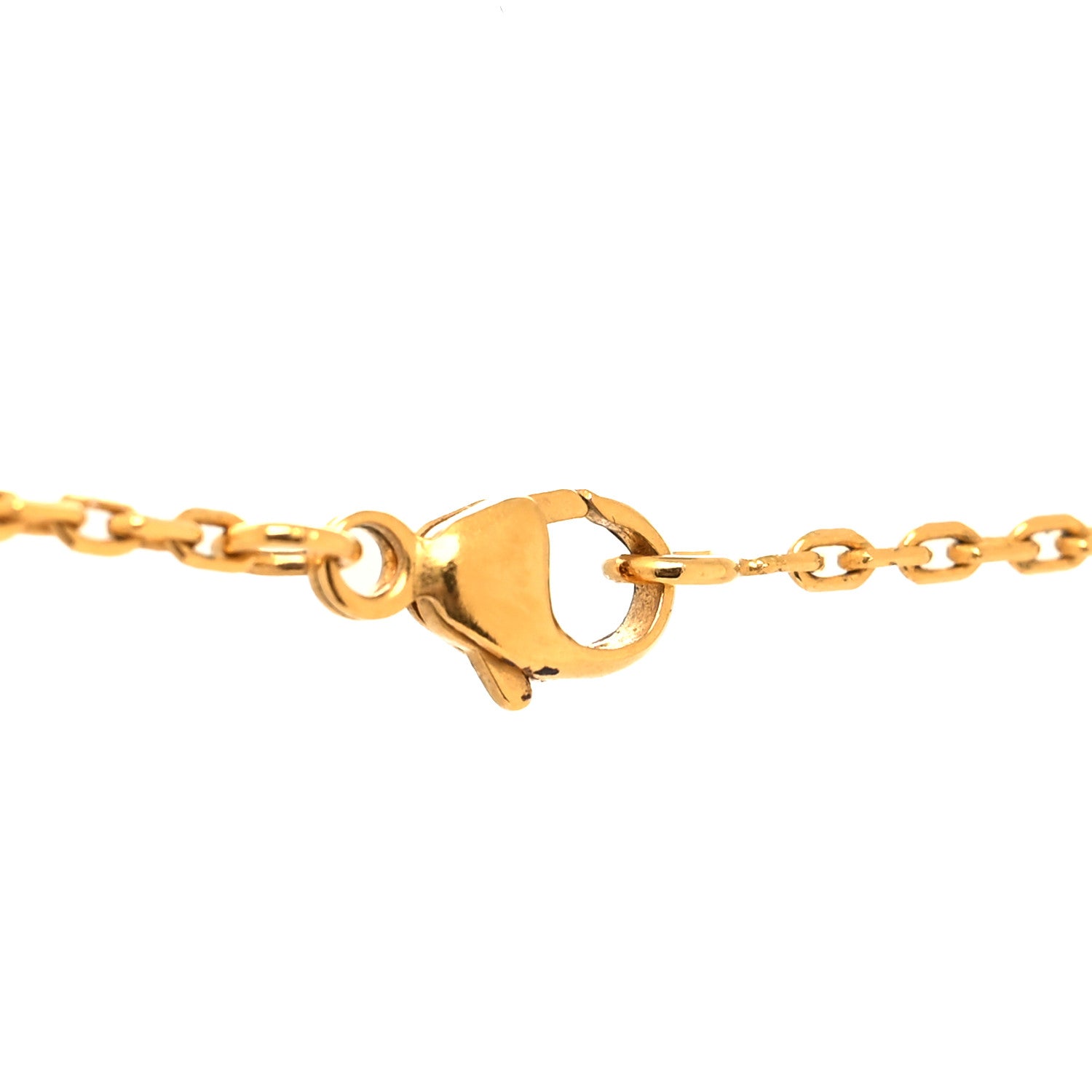 Hermes Lacquered Rose Gold Mini Pop H Pendant Necklace Rose Dragee 4 of 5