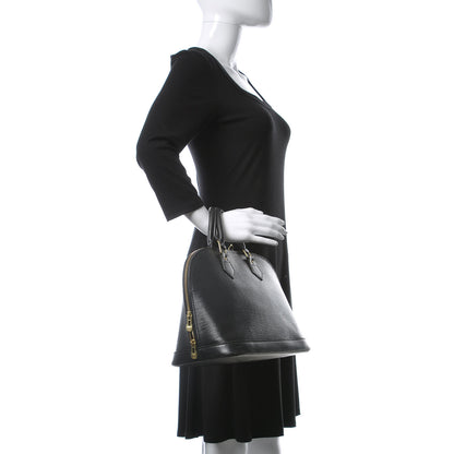 Louis Vuitton Epi Alma PM Black 2 of 18