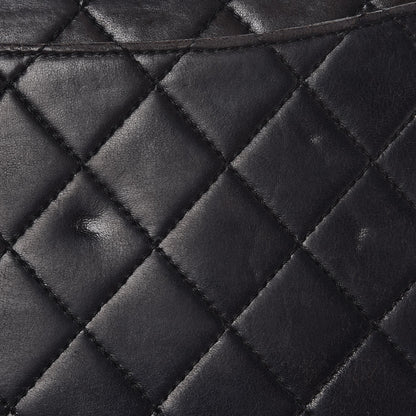 Chanel Lambskin Quilted Bekko Jumbo Single Flap Black 21 of 30