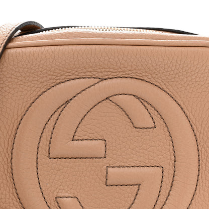 Gucci Pebbled Calfskin Small Soho Disco Bag Camelia 8 of 14