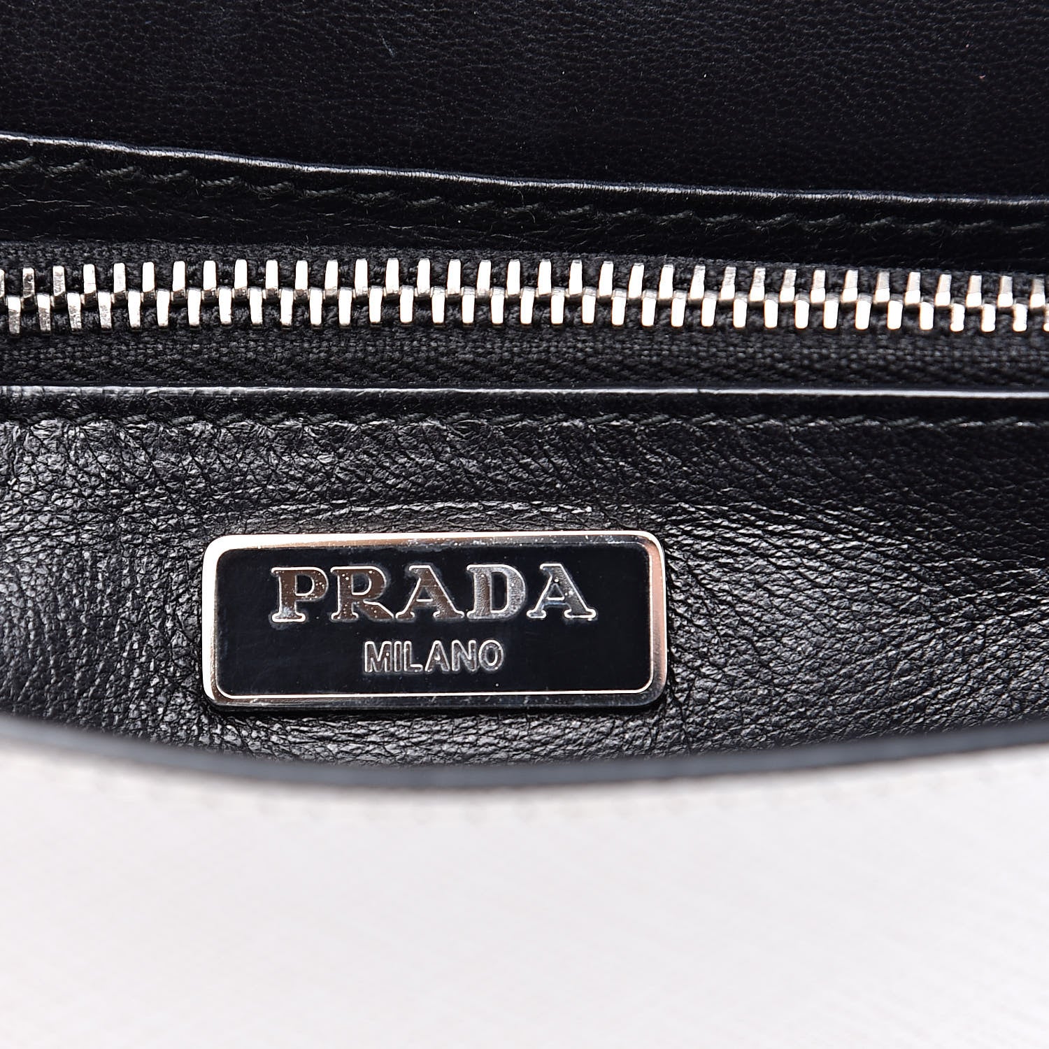 Prada Saffiano Lux Flap Wallet With Strap Talco 6 of 13