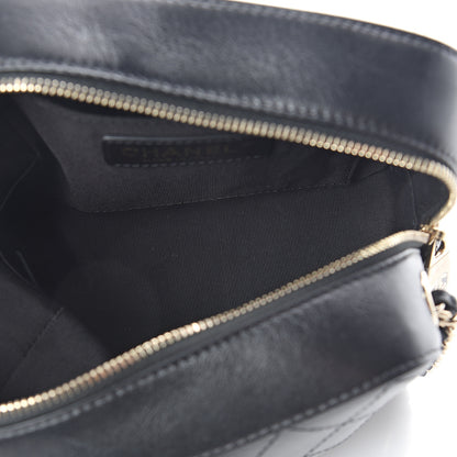 Chanel Calfskin Stitched Enamel CC Camera Case Bag Black 4 of 9