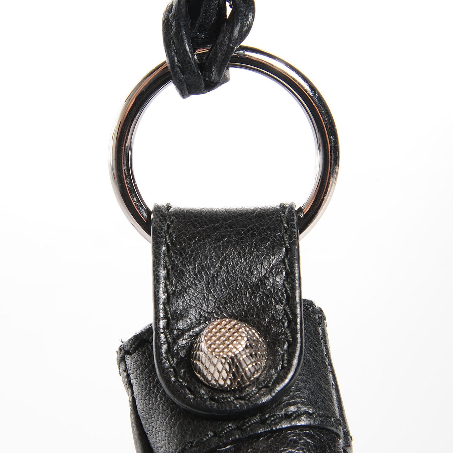 Agneau Giant 12 Silver Hardware Hip Black