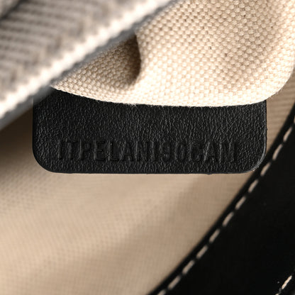 Burberry Canvas Horseferry Print Note Crossbody Bag Grey Black 7 of 13