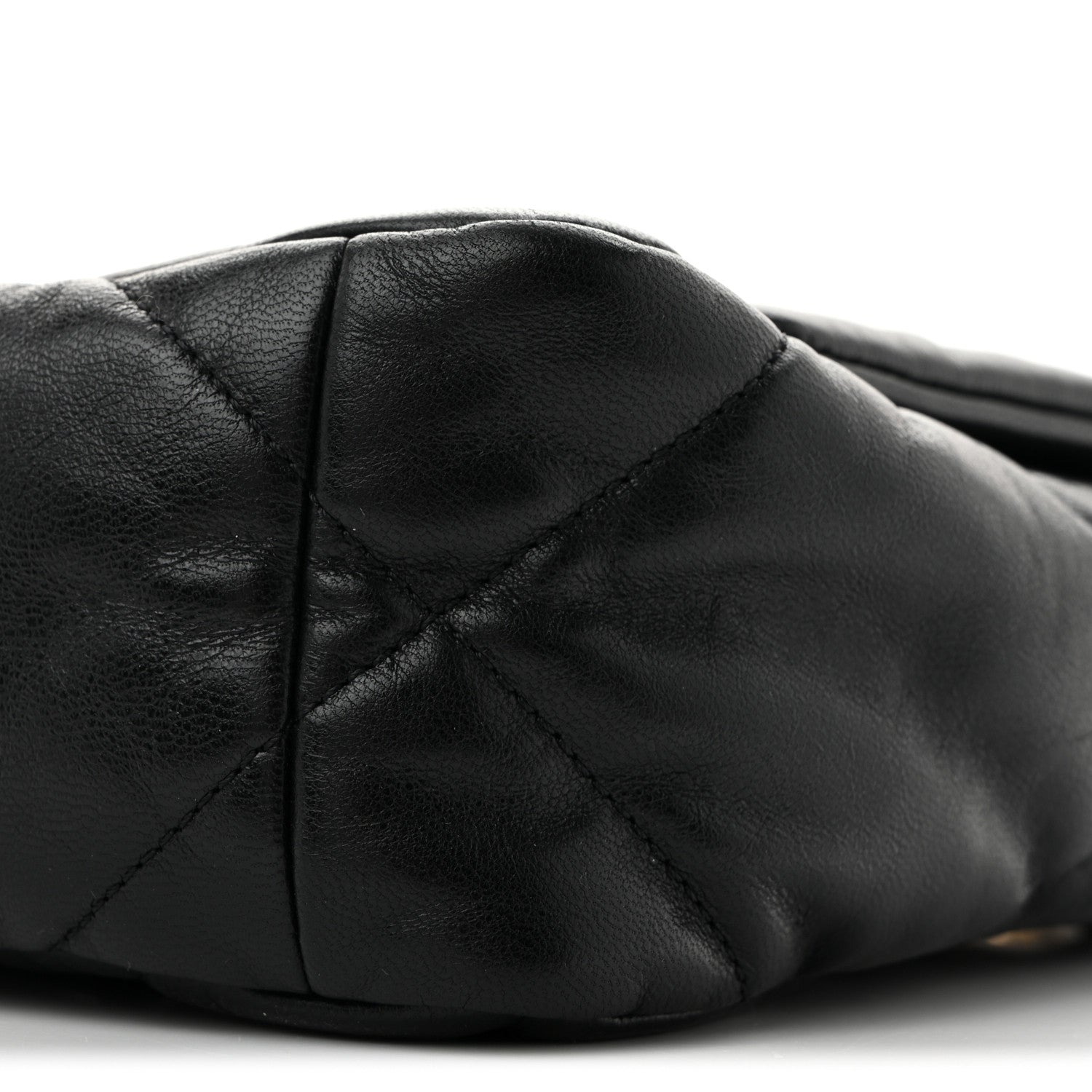 Chanel Goatskin Quilted Medium Chanel 19 Flap Black 10 of 13