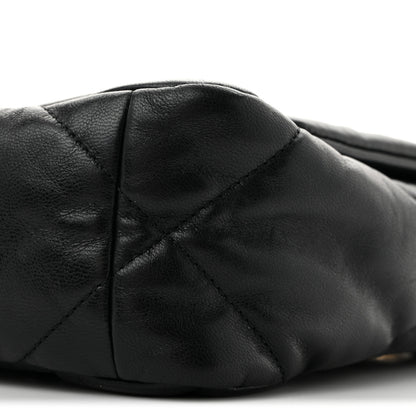 Chanel Goatskin Quilted Medium Chanel 19 Flap Black 10 of 13