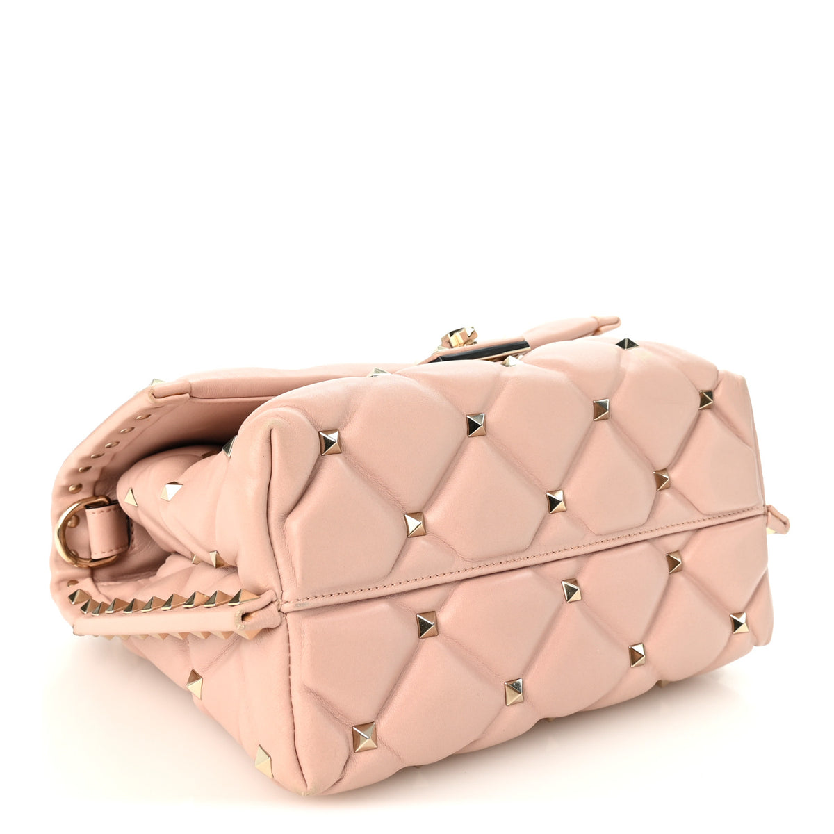 Valentino Garavani Nappa Medium Candystud Top Handle Bag Poudre 5 of 15