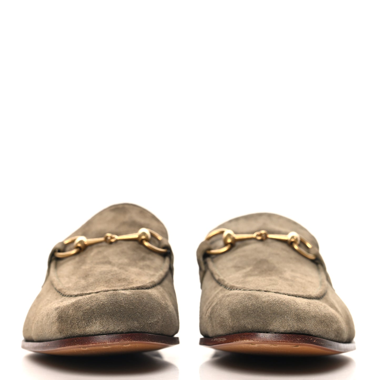 Suede Horsebit Mens Jordaan Loafers 9.5 Olive Green