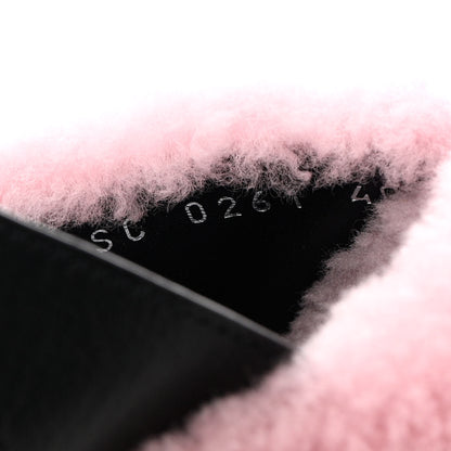 Louis Vuitton Shearling Paseo Flat Comfort Sandal 40 Rose Clair 6 of 11