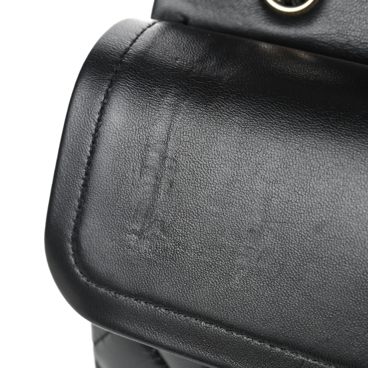 Chanel Lambskin Quilted Medium Double Flap Black 10 of 10