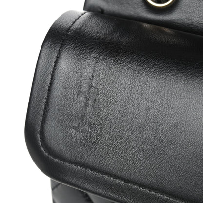 Chanel Lambskin Quilted Medium Double Flap Black 10 of 10