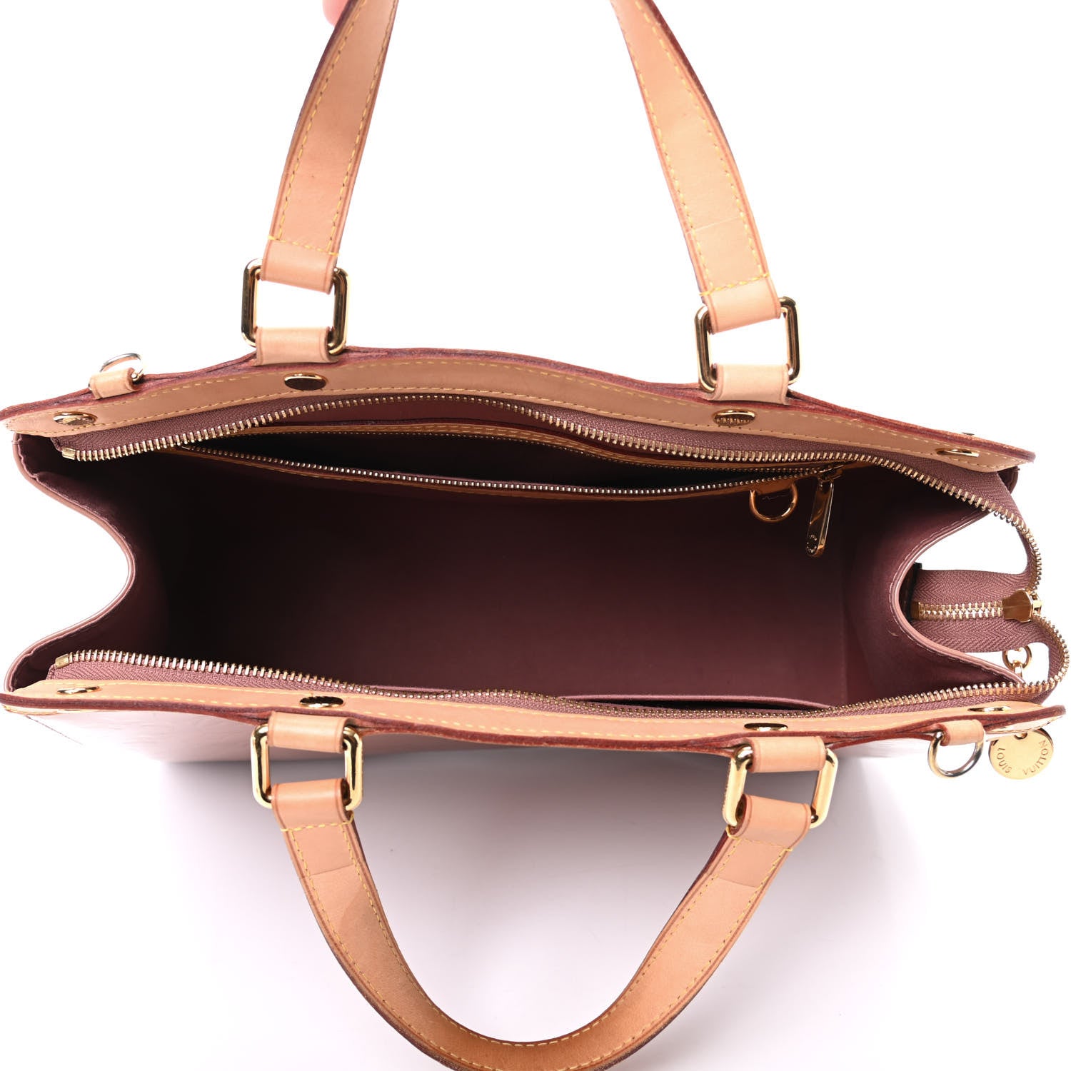 Louis Vuitton Vernis Brea GM Rose Velours 5 of 10