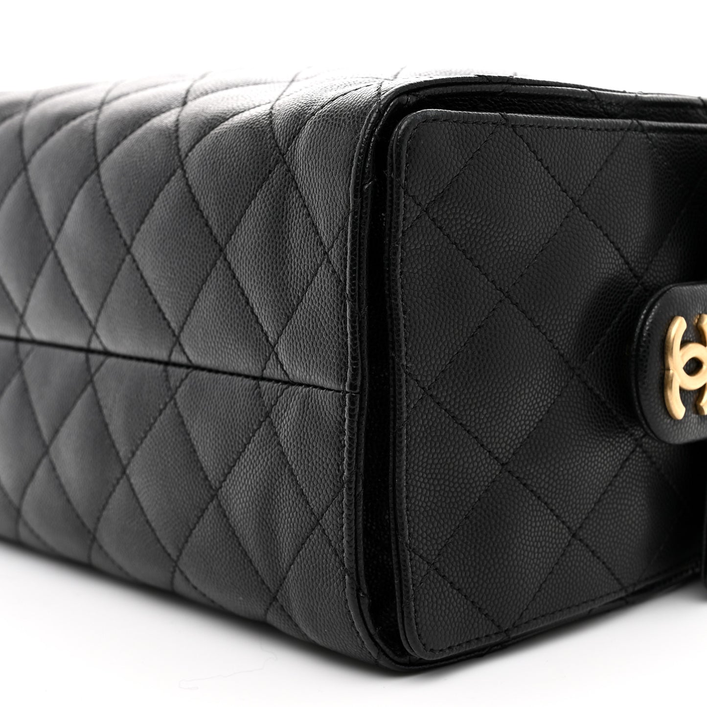 Caviar Quilted Small Chanel 25 Handbag Black