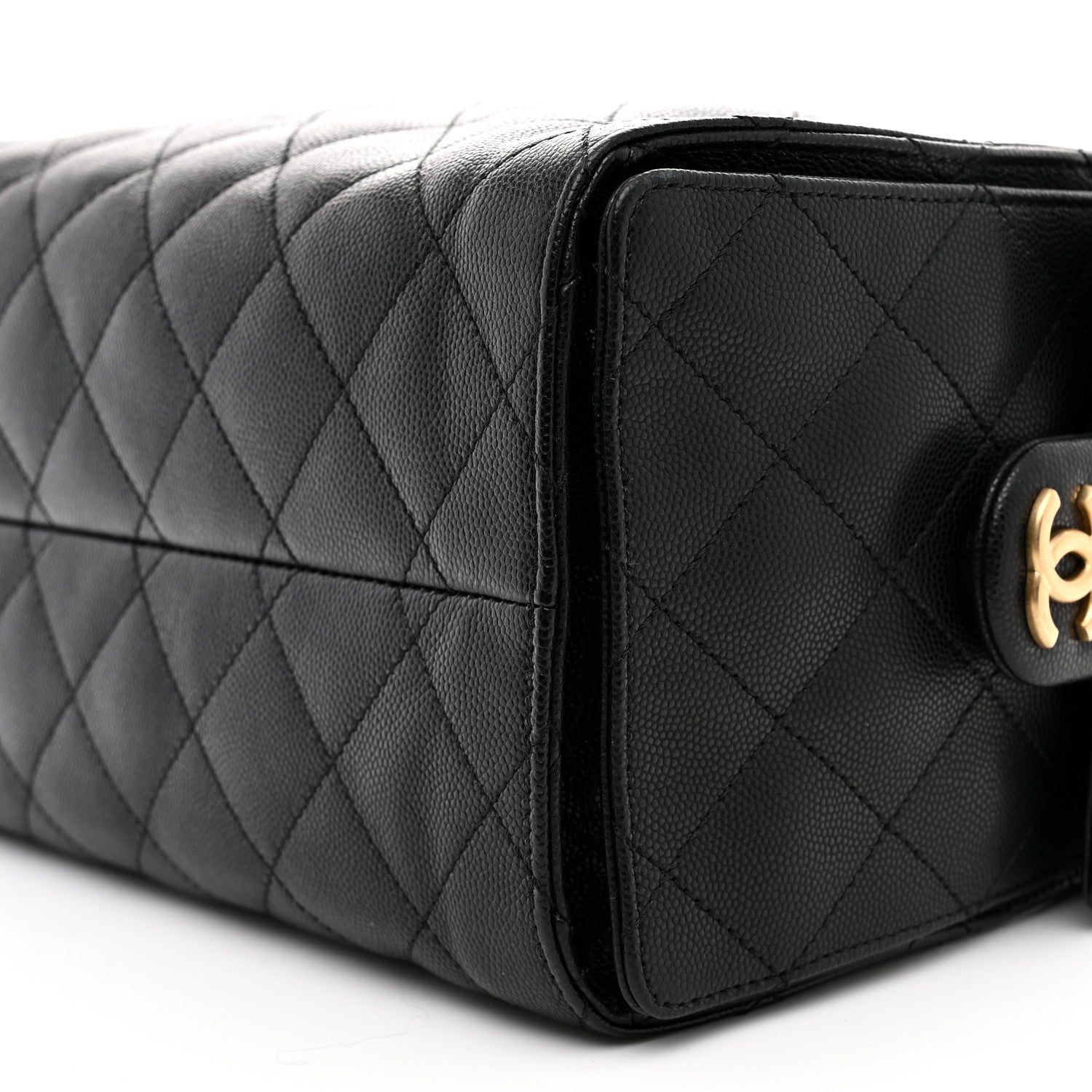 Chanel Caviar Quilted Small Chanel 25 Handbag Black 10 of 11