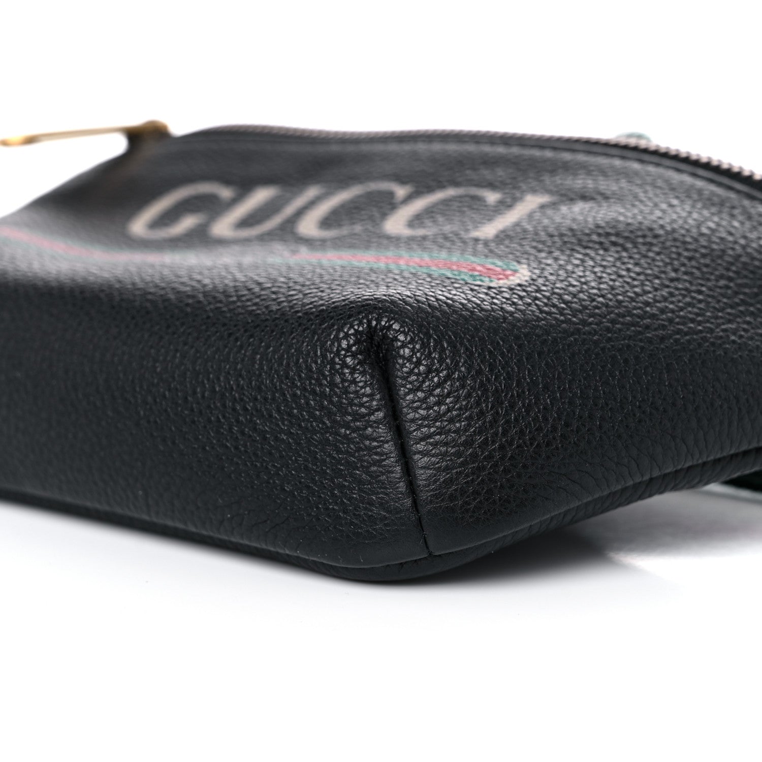 Gucci Grained Calfskin Small Logo Belt Bag Black 10 of 10