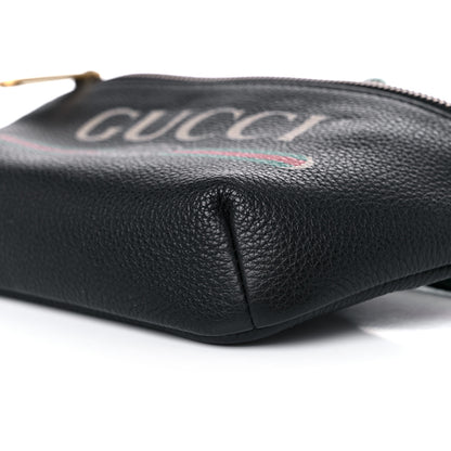 Gucci Grained Calfskin Small Logo Belt Bag Black 10 of 10