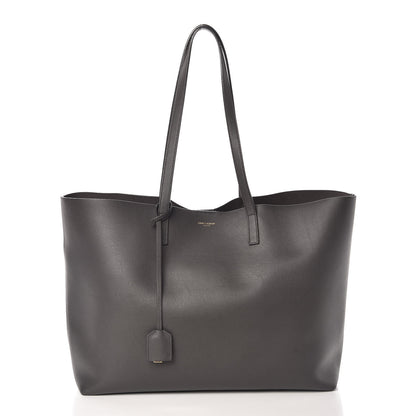 Saint Laurent Calfskin Large Shopping Tote Asphalt 3 of 9