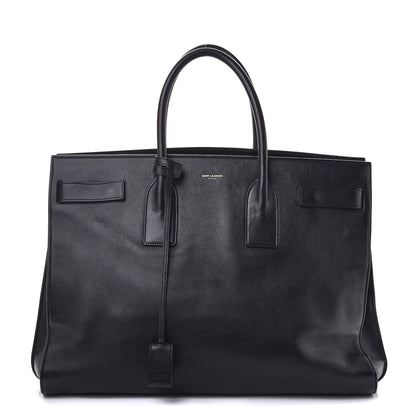 Saint Laurent Calfskin Large Sac De Jour Carryall Black 1 of 20