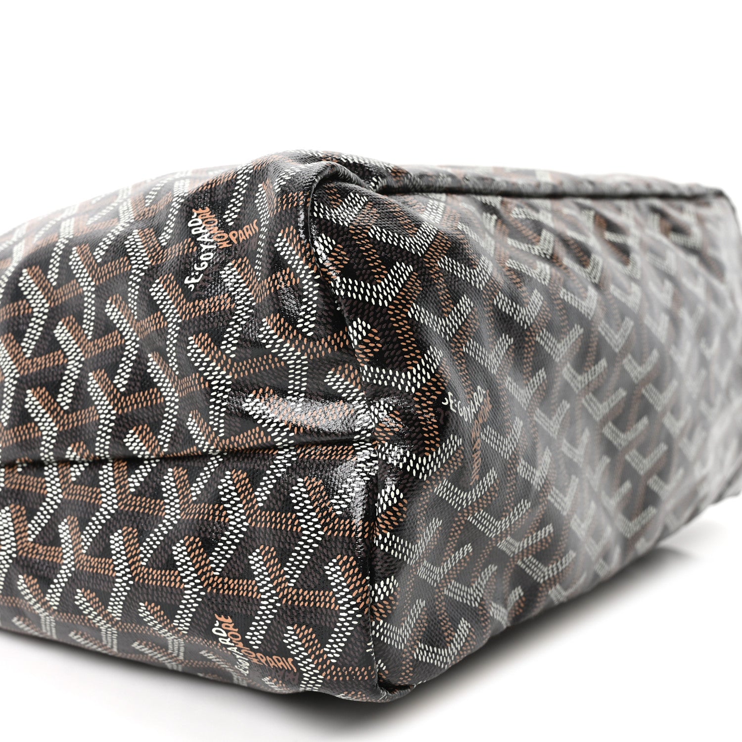 Goyard Goyardine Boheme Hobo Black Gold 9 of 10