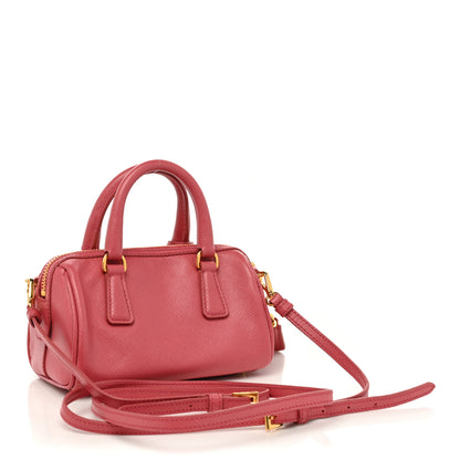 Prada Saffiano Lux Mini Convertible Bowler Tamaris 3 of 11
