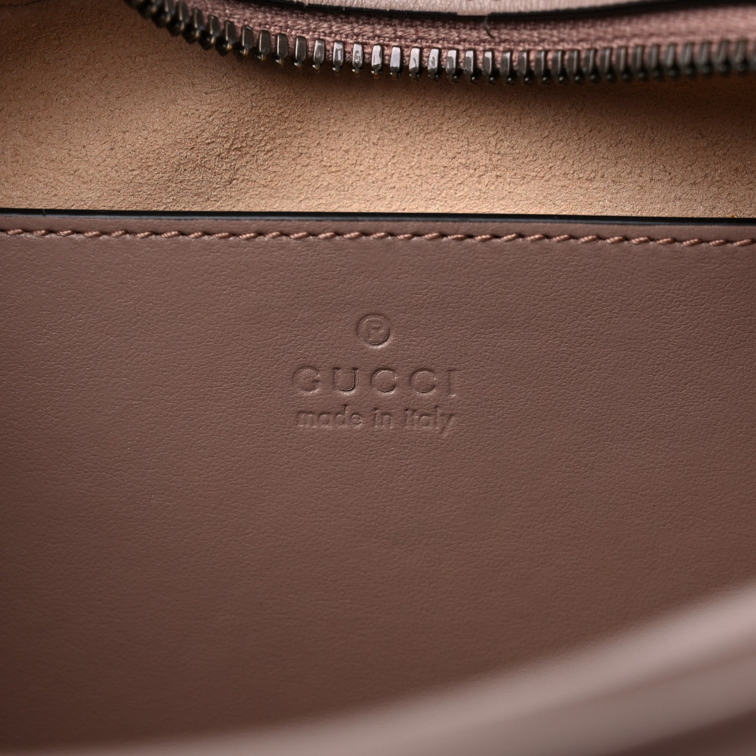 Gucci Calfskin Matelasse Small GG Marmont Chain Shoulder Bag Porcelain Rose 6 of 9