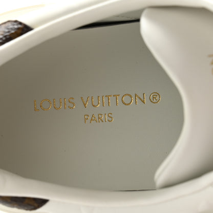 Louis Vuitton Calfskin Monogram Debossed Time Out Sneakers 40 White 6 of 10