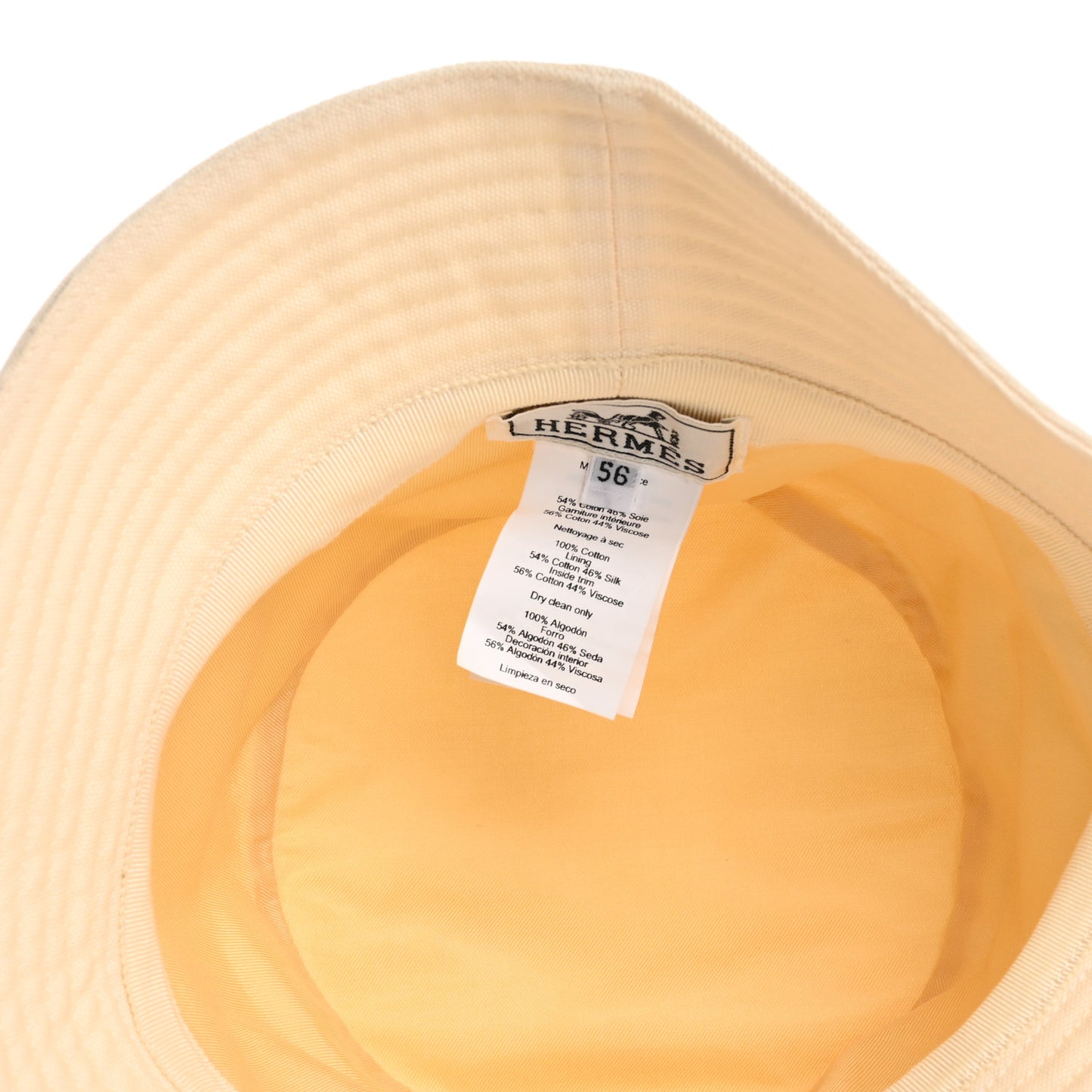 Cotton Gene Sunshine Bucket Hat 56 Ecru