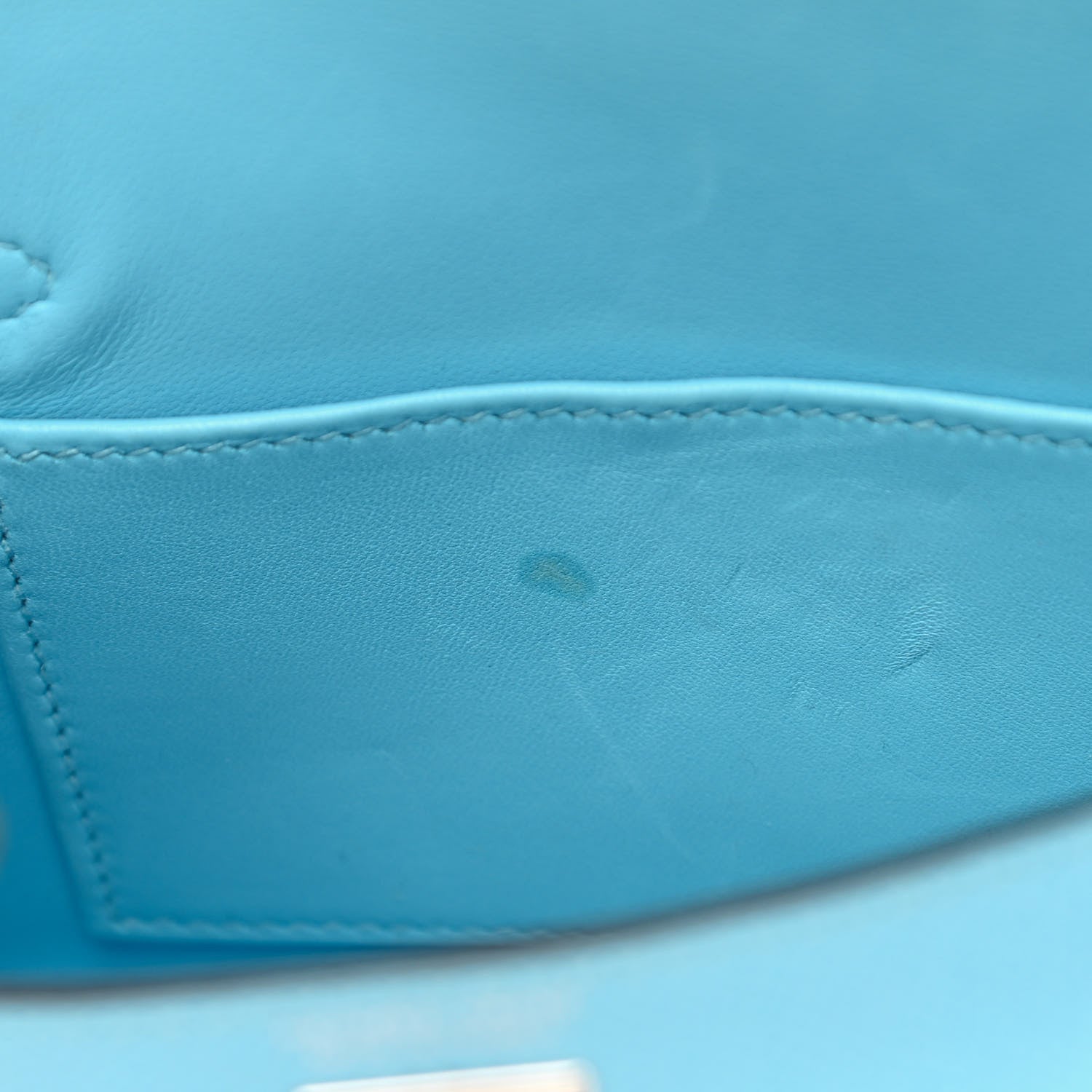 Hermes Epsom Mini Kelly Sellier 20 Celeste 11 of 16