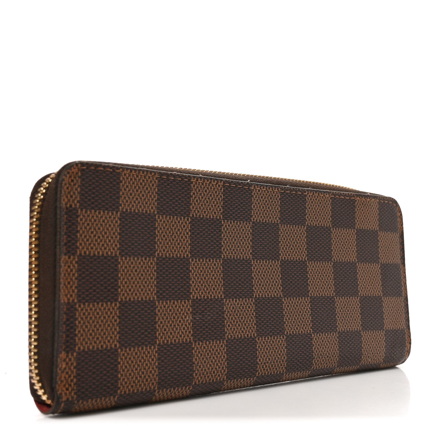 Louis Vuitton Damier Ebene Clemence Wallet Cherry 3 of 7