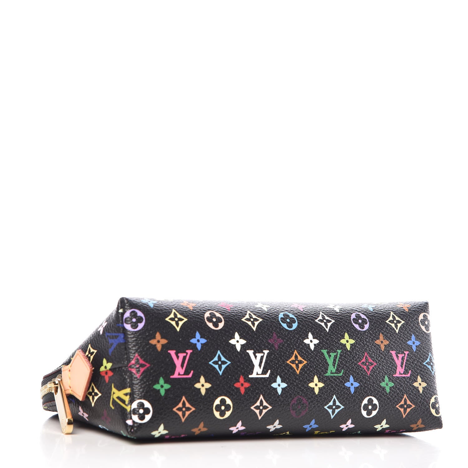 Louis Vuitton Monogram Multicolor Cosmetic Pouch Black Grenade 4 of 9