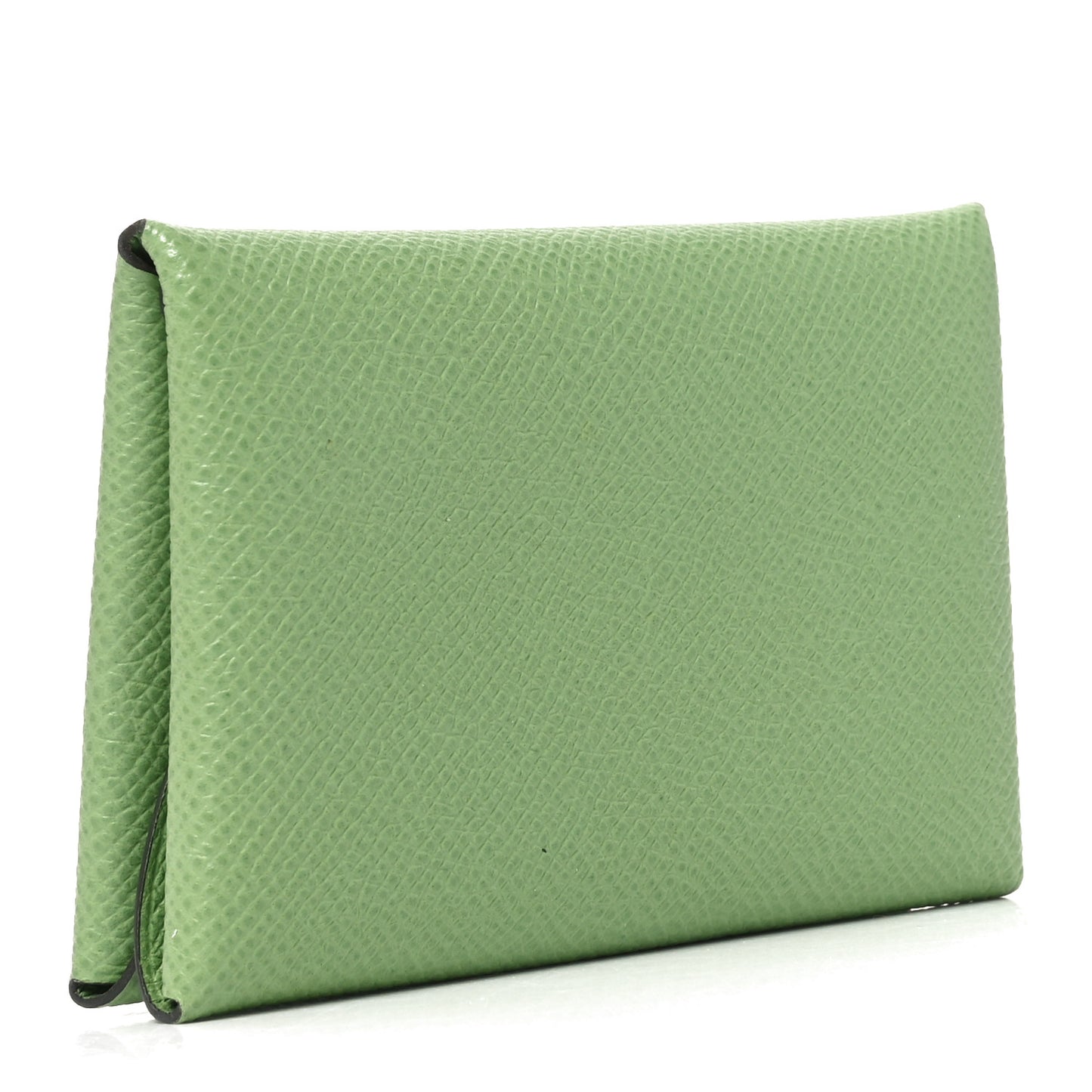 Epsom Calvi Duo Card Case Vert Criquet