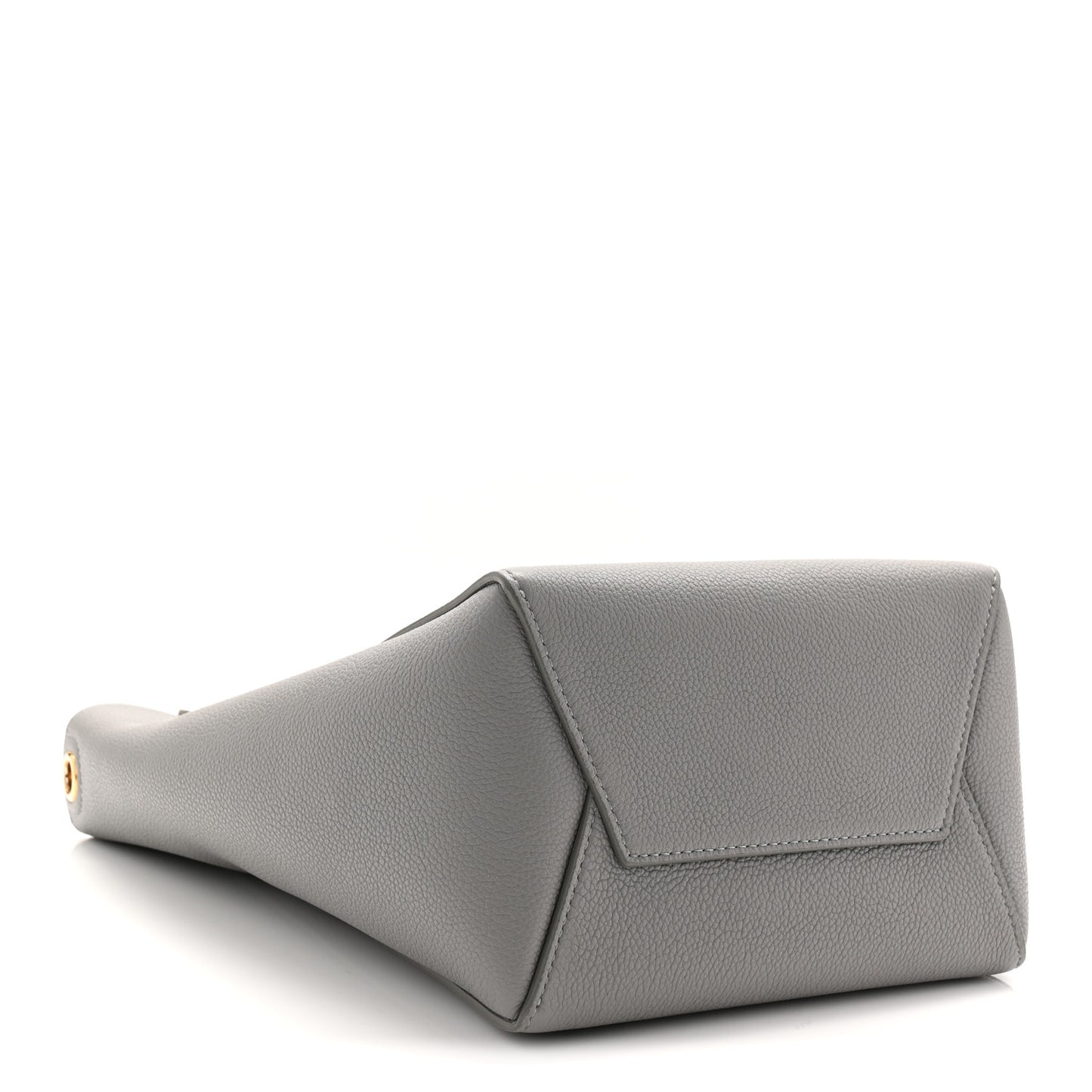 Soft Grained Calfskin Small Sangle Bucket Bag Kohl
