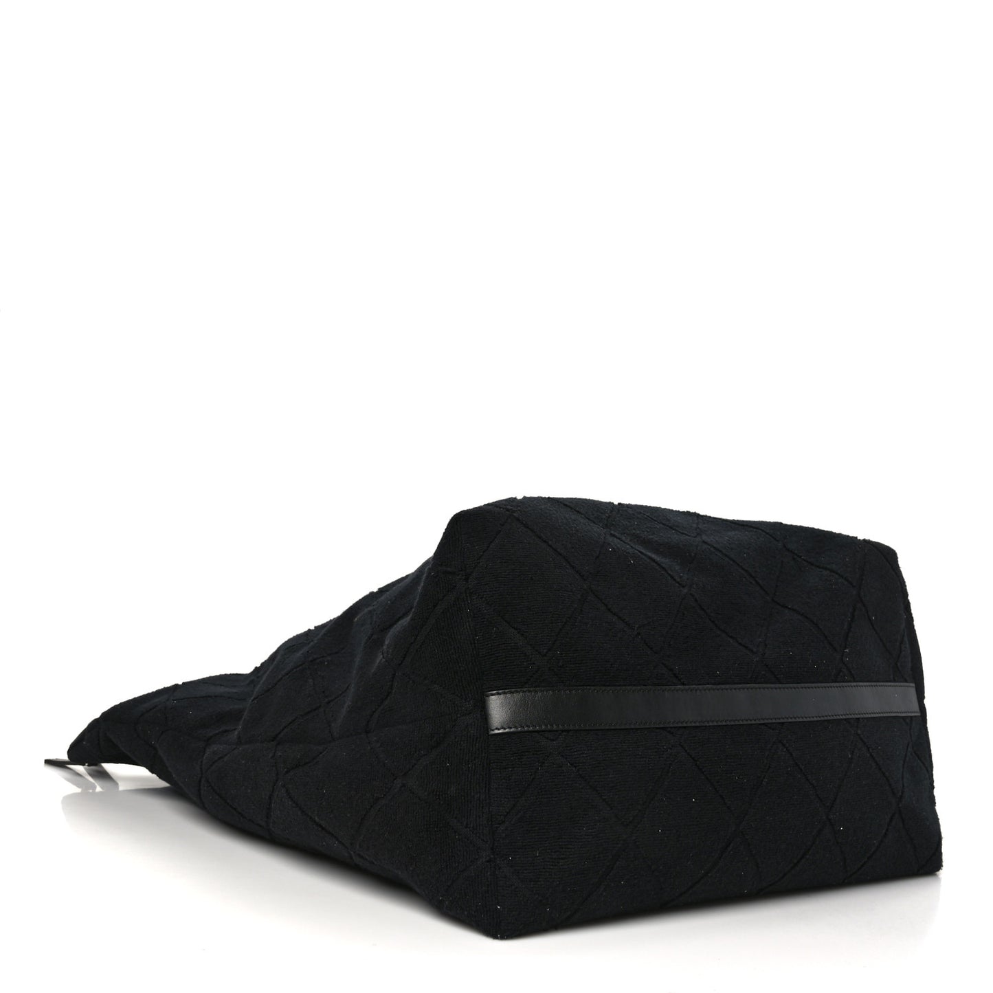 Terry Cotton CC Beach Tote Set Black