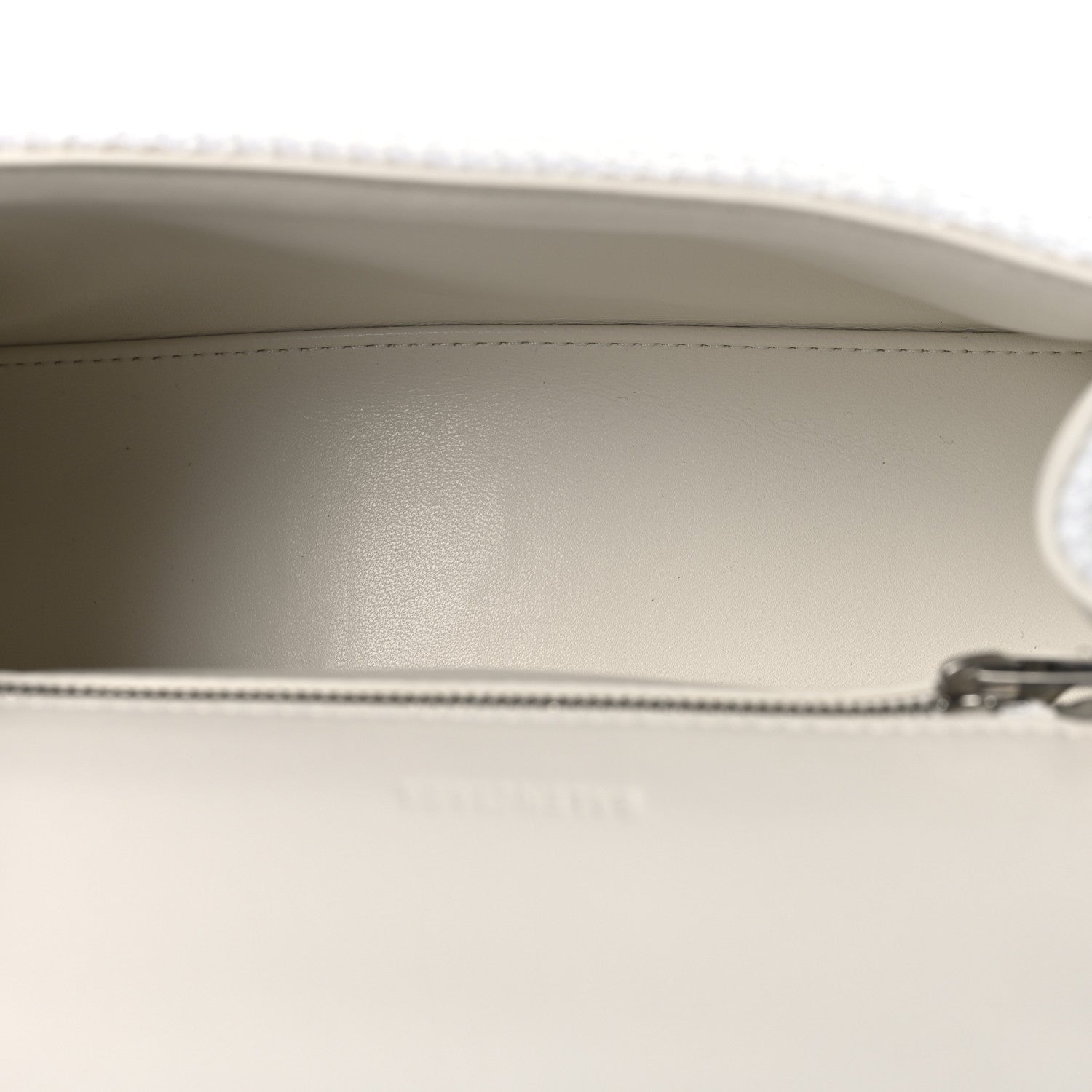 Balenciaga Faux Calfskin Fabric Glow In The Dark Small Sneakerhead Top Handle Bag White Orange 5 of 9