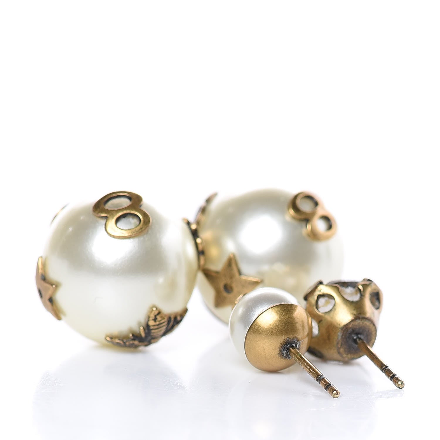 Christian Dior Mise En Dior Tribal Crystal Charm Earrings 5 of 5
