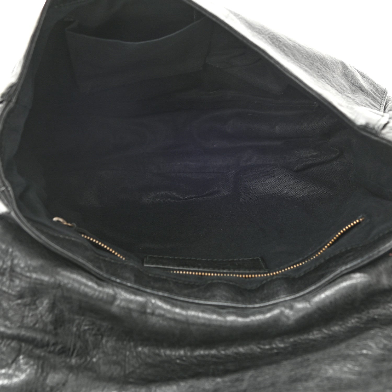Balenciaga Agneau Classic Hardware Neo Folk Messenger Black 5 of 11