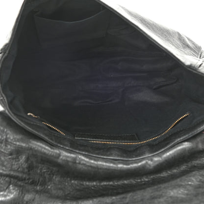 Balenciaga Agneau Classic Hardware Neo Folk Messenger Black 5 of 11